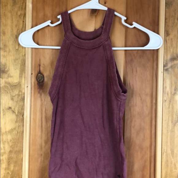 American Eagle Outfitters Tops - Red high rise tank top